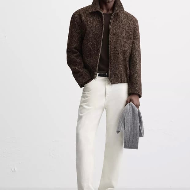 자라 브라운 하운드투스 점퍼