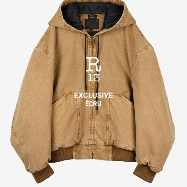 R13 에크루 워크자켓 XS/S