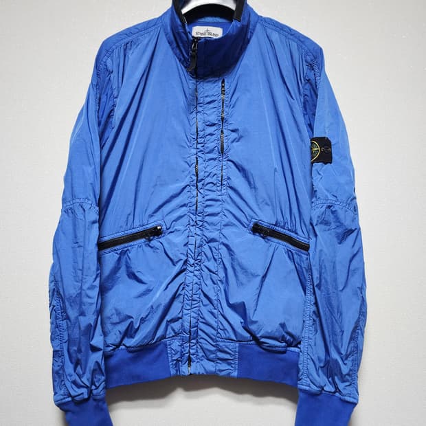 스톤아일랜드 크링클랩스 논후드 자켓