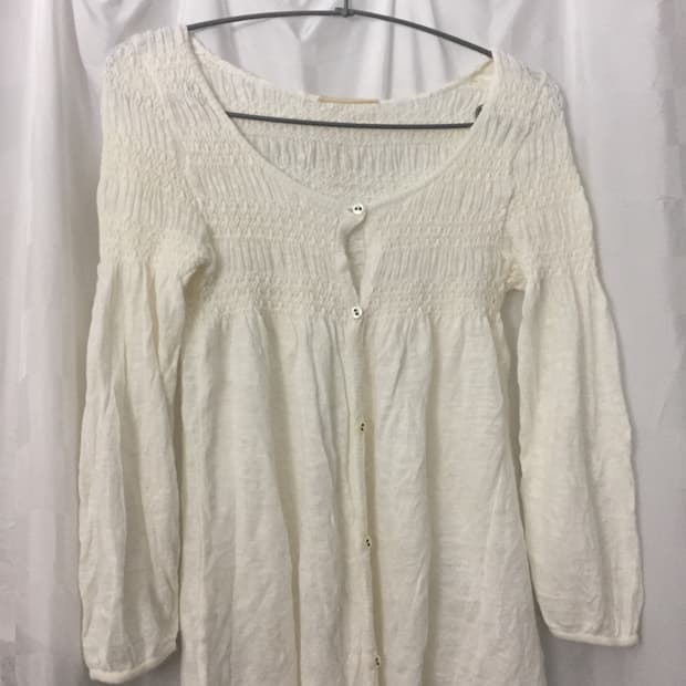 JPN Vintage 모리걸 사와코 히메갸루 여리핏 니트 가디건