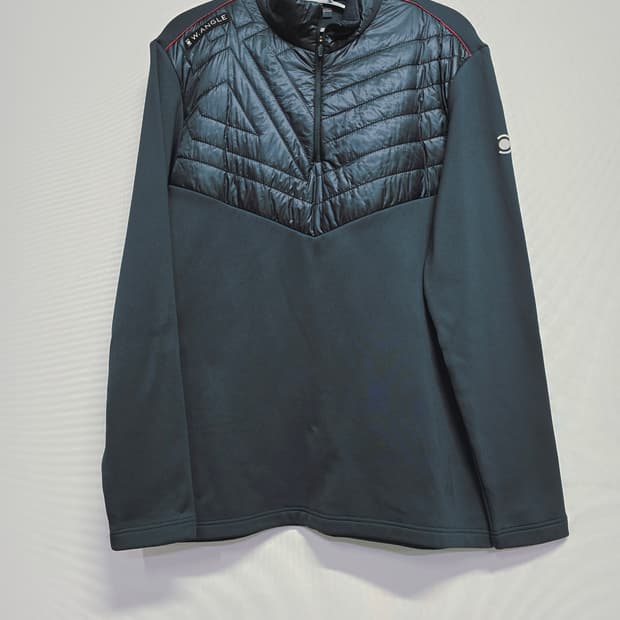 W.ANGLE 웜앵글 퀼팅 하프넥 풀오버