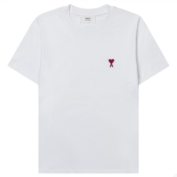 아미 스몰 하트 로고 박시핏 반팔 XL