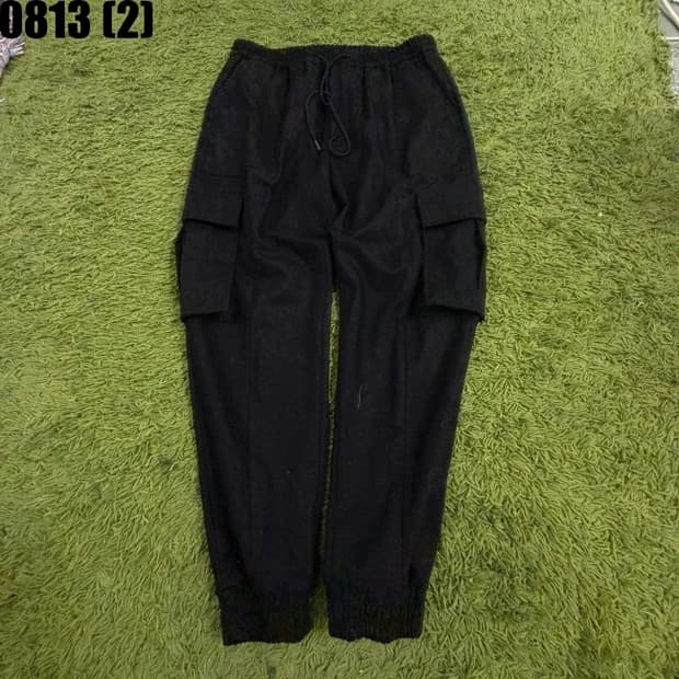 준지 블랙 카고 조거 팬츠 48 0813 