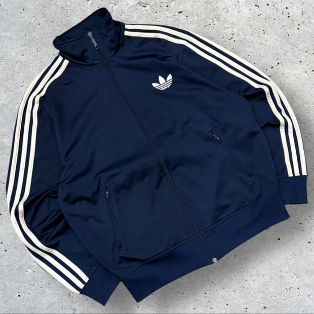 [105] 12s 아디다스 파이어버드 네이비 삼선 트랙탑 져지 C256