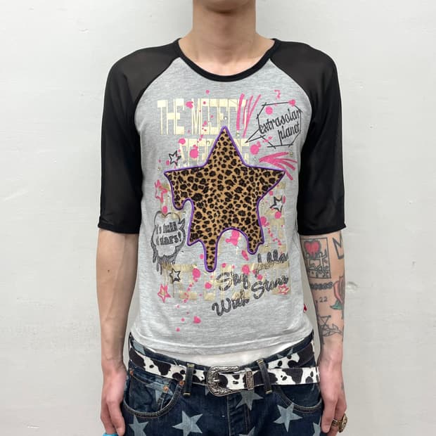 Leopard Star Kitchen Mesh T-shirt