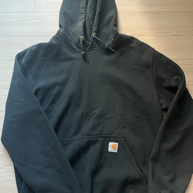 칼하트 미드웨이트 스웨트셔츠 후드티 블랙