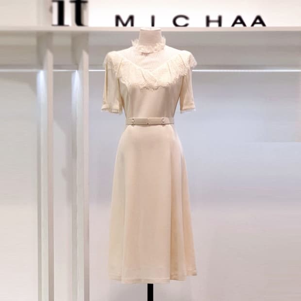 잇미샤(it michaa) 레이스넥 원피스 44