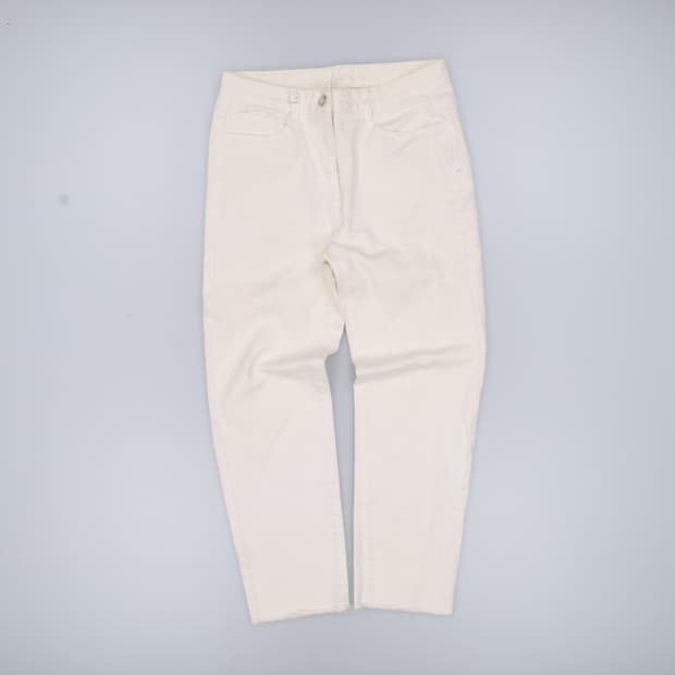 67-96 구호 여성 화이트 데님팬츠 0408H1