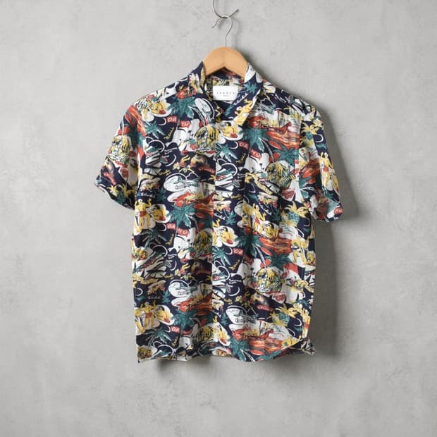 산드로 하와이안 셔츠 S M0373