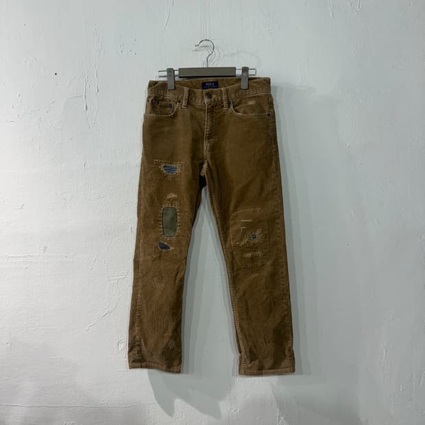 폴로랄프로렌 코듀로이 리페어 패치워크 팬츠 29