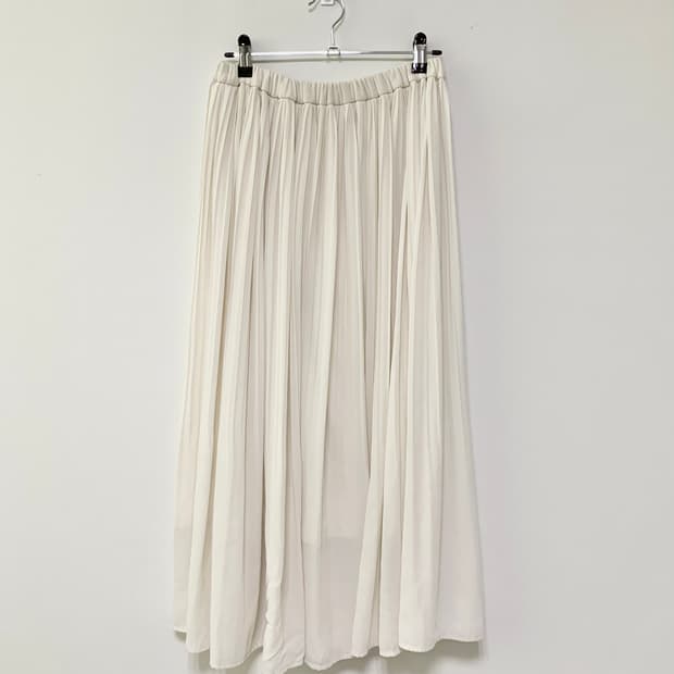 쉬어 플리츠 스커트