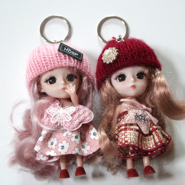 인형 키링 인형키링 베이비돌 미니돌 고전인형 빈티지인형 육일돌 육일인형
