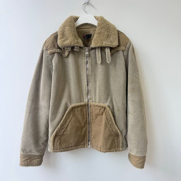 디젤 코듀로이 베이지 무스탕