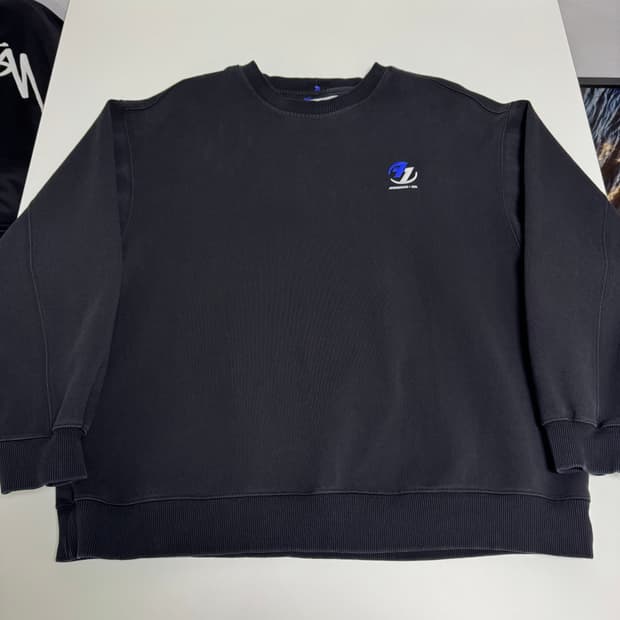 자라x아더에러 오버사이즈 스웨트셔츠 블랙 L-XL