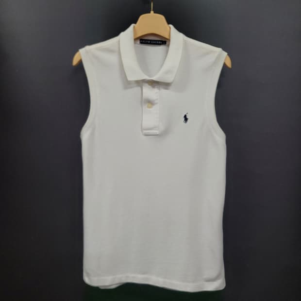 Ralph Lauren 랄프로렌 자수로고 슬리브리스 셔츠 