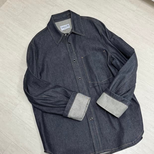 솔리드옴므 데님셔츠자켓 48