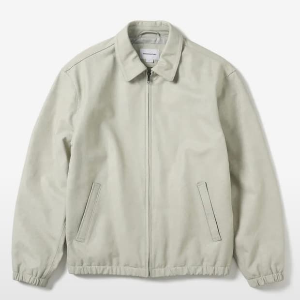 Leather Harrington Jacket_M size(디네뎃)