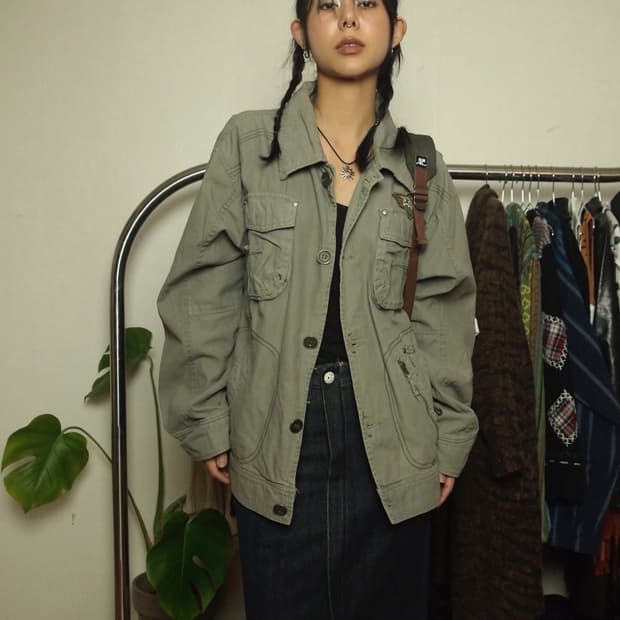 GSTAR 밀리터리 자켓