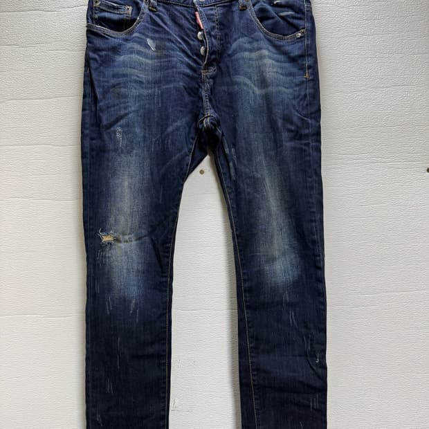 Dsquared2 워싱 데님 청바지
