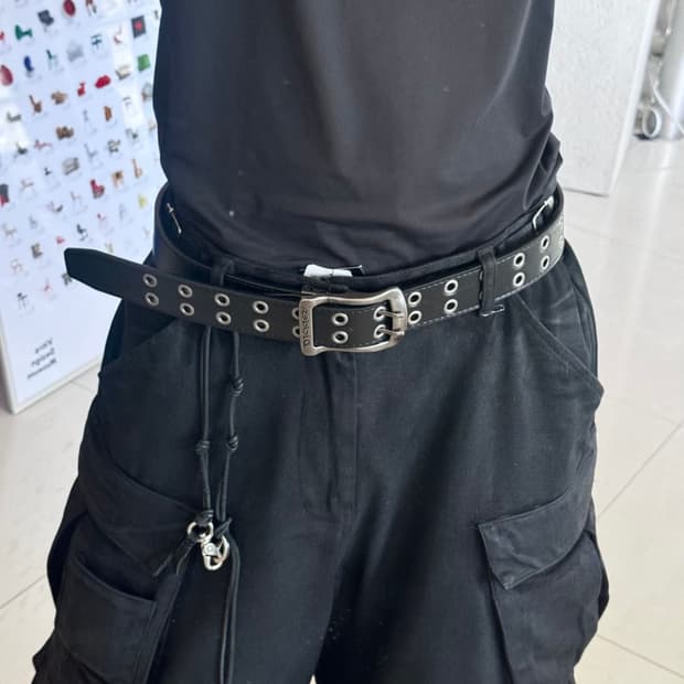 Open SALE🧢더블 아일릿 벨트 double eyelet belt