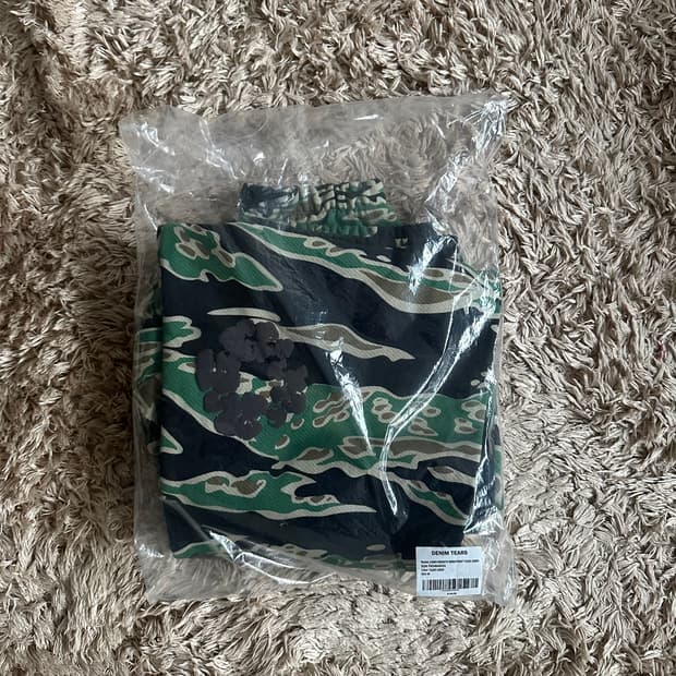 데님티어스 카모 스웻팬츠 M