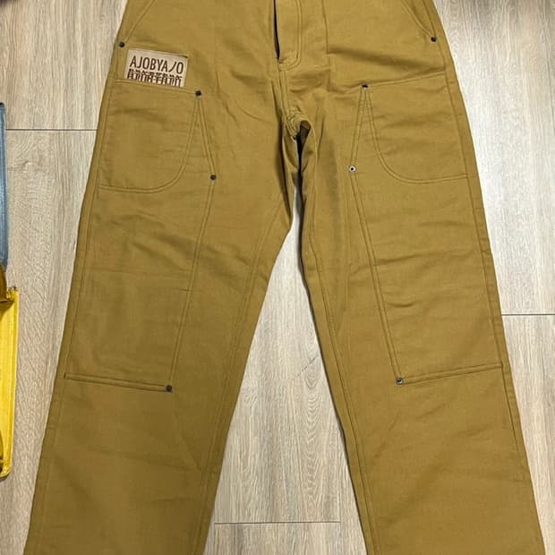 아조바이아조 캔버스 더블니 팬츠 xl