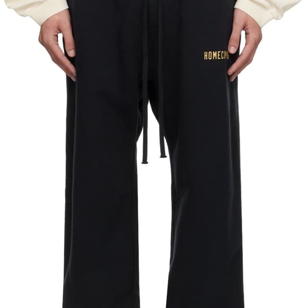 [L/새상품] 피오갓 에센셜 플리스 스웨트팬츠 블랙