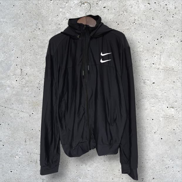 나이키 더블스우시 후드집업 바람막이  (100/L)