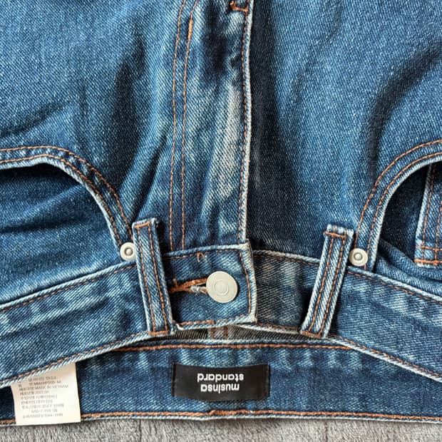 무탠다드 스트레이트 데님팬츠