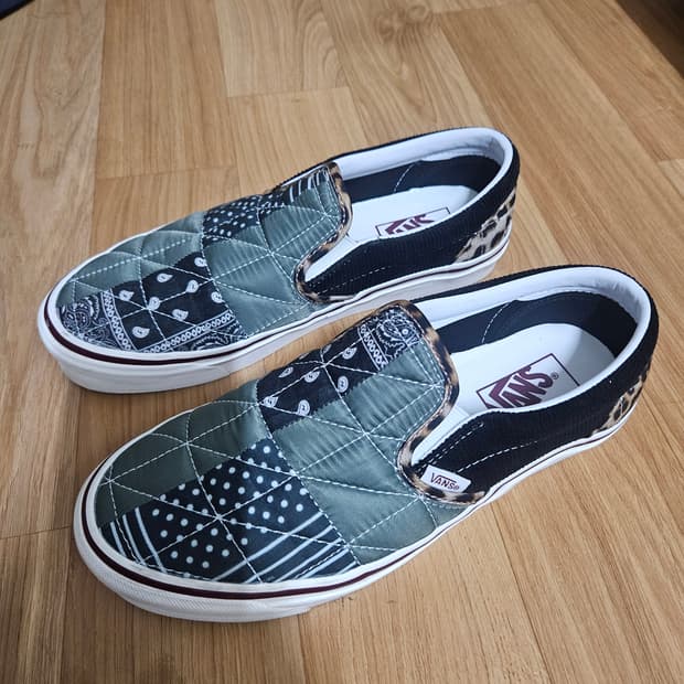 반스 슬립온 패치워크 애너하임 팩토리 260