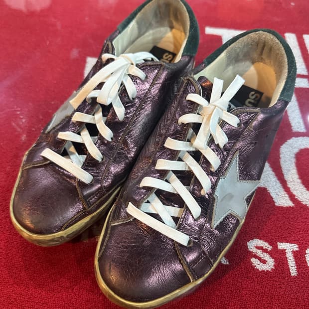 골든구스 스니커즈 퍼플 230사이즈