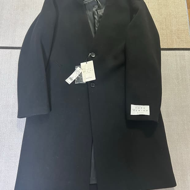 글로벌 웍스 케이프메리노 노카라 코트 M사이즈