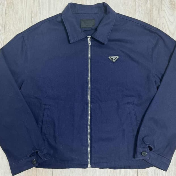프라다 데님 집업 자켓
