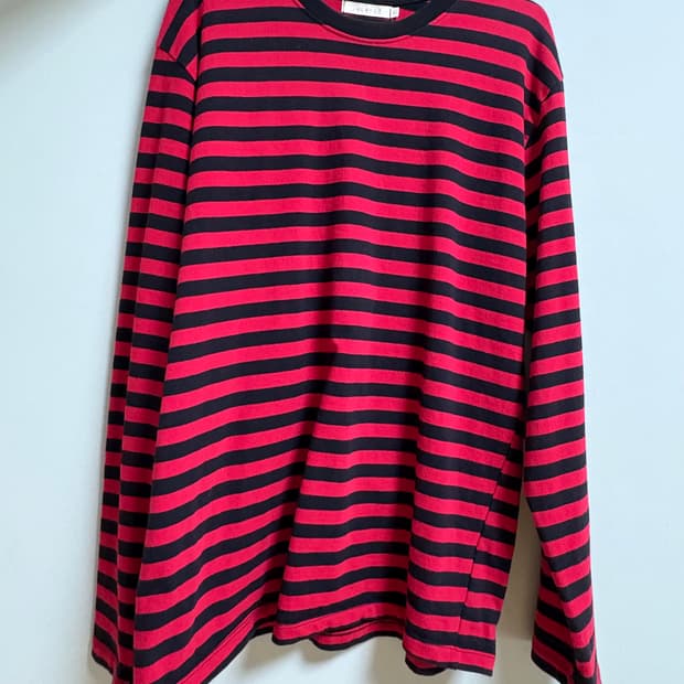 펑크 스트라이프 롱 슬리브 punk 