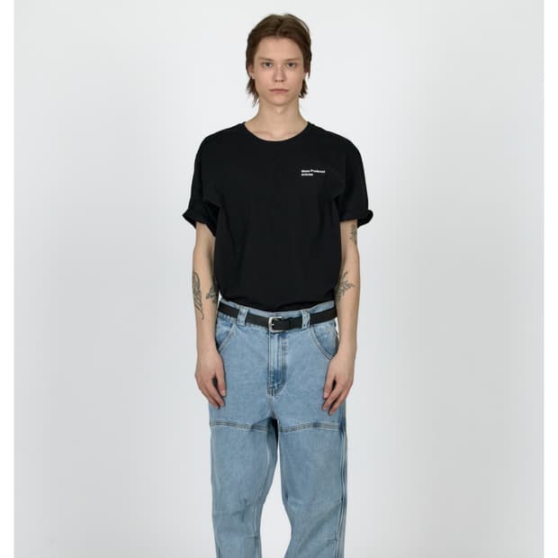 MPa CALF POCKET PANTS (STEEL BLUE)