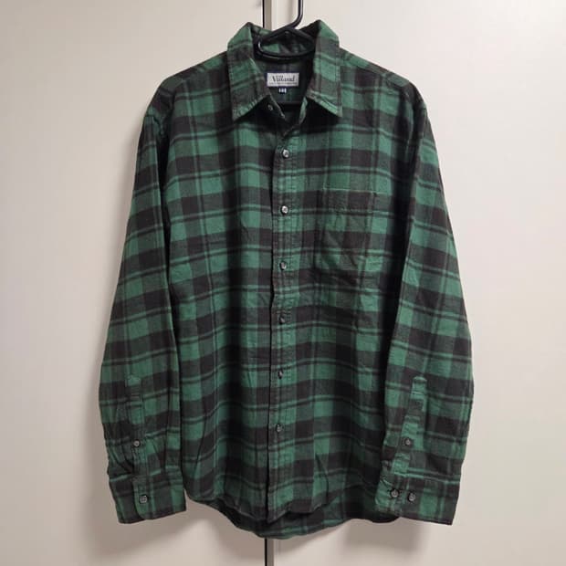 Villand 재팬 플란넬 체크 셔츠 L(100)