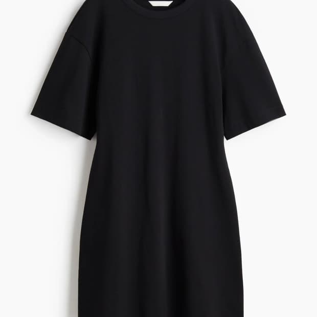 h&m 흐앤므 티셔츠 드레스 원피스 블랙