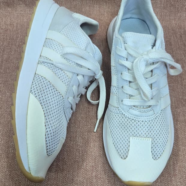 아디다스 270mm-  플래시백 화이트 운동화 스니커즈 