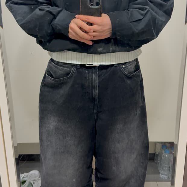 모디파이드 몬스터 크롭 봄버 자켓