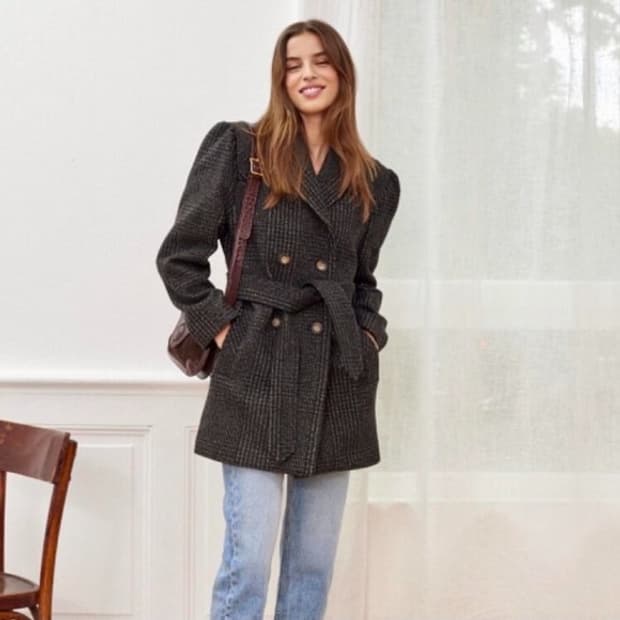 Rouje Paris 루즈 더블 코트 (38)