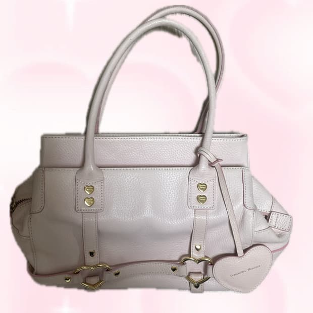 사만다타바사 딸기우유 핑크 하트 체인백