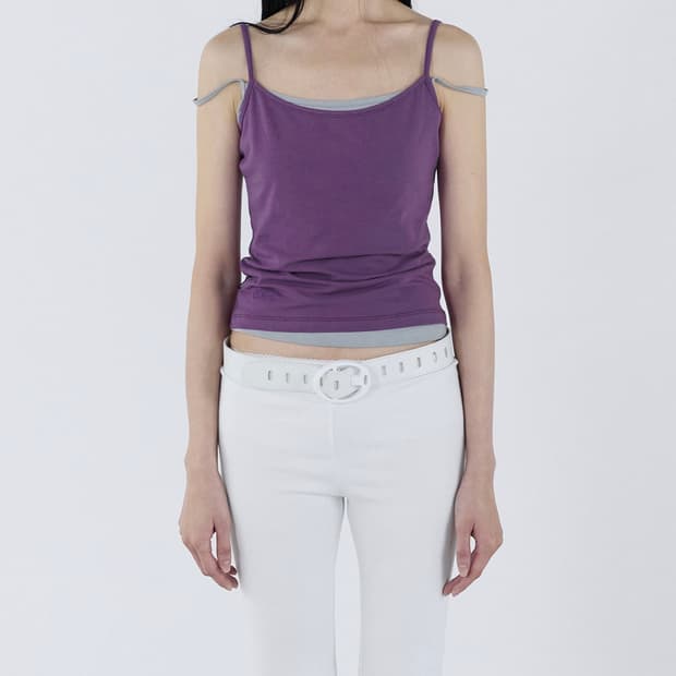 Cerric basic sleeveless purple
