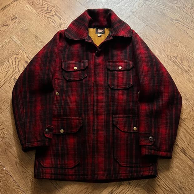 [M]50's 울리치 USA 오리지널 매키노 울 헌팅 자켓