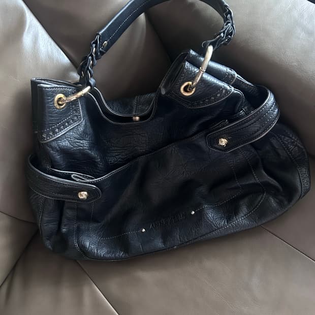 빈티지 블랙 숄더백