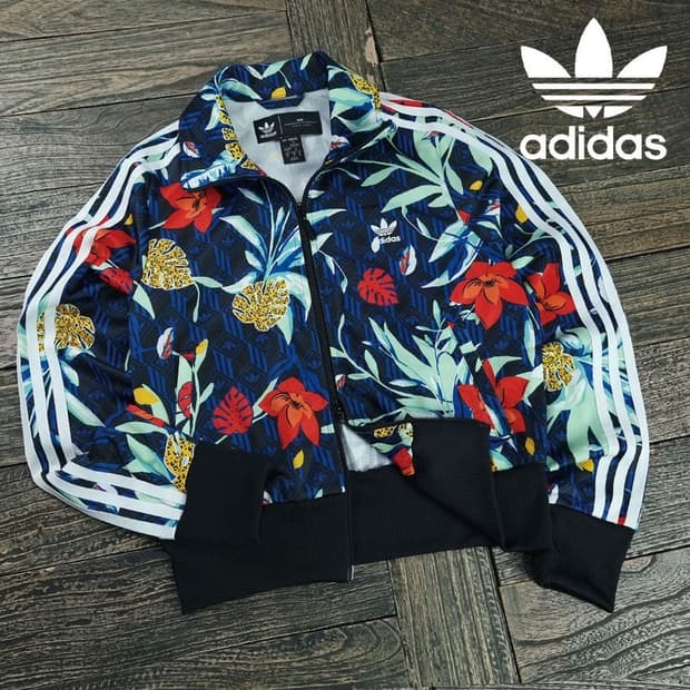 [아디다스] 플로랄 패턴 파이어버드 쟈지 트랙탑 자켓 M19509