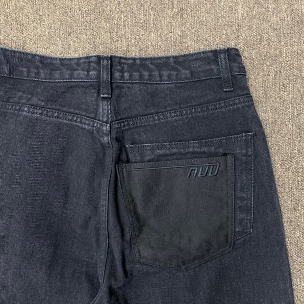 [30] ADD 니 패치 무릎 절개 데님팬츠