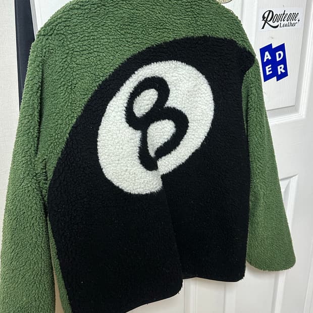 스투시 8볼 쉐르파 그린