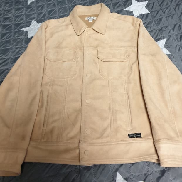 후아유 스웨이드 트러커 자켓 베이지 (M)