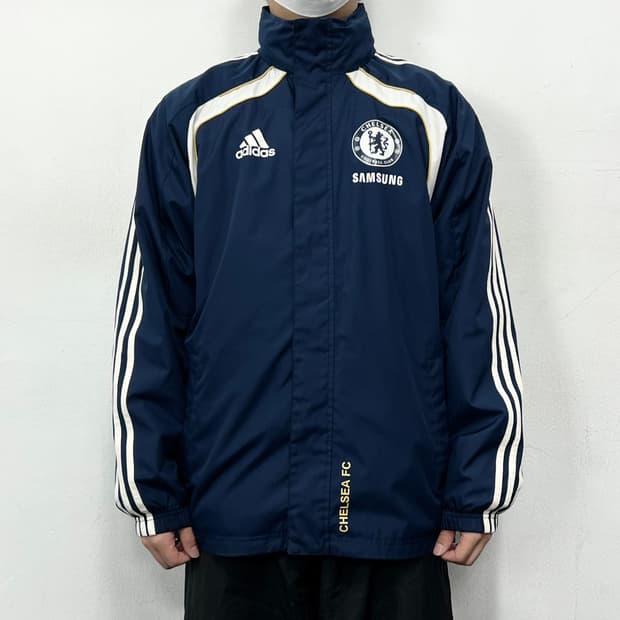 아디다스 삼선 10-11 삼성 첼시 FC 올웨더 바람막이 자켓