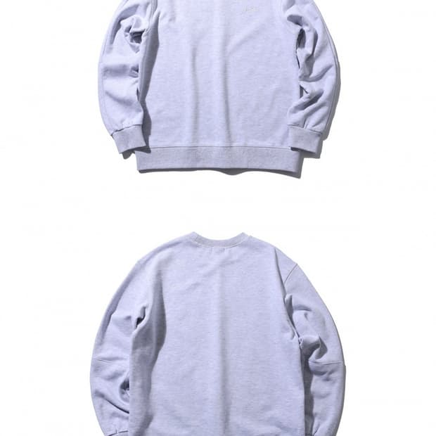 i4p 맨투맨 화이트멜란지